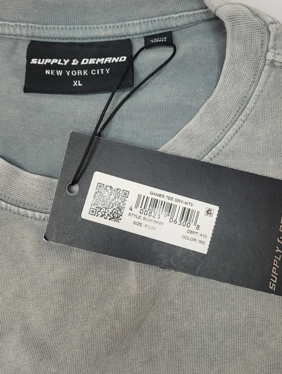 Supply & Demand Streatwear Gamer Graphic T-Shirt NWT XL - Picture 3 of 6